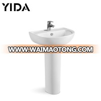 Ceramic Pedestal washing basin bathroom