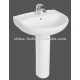 Wash basin with pedestal