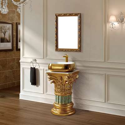 Saudi Arabic Hot Bathroom Vanity with sink Luxury Waterproof Finished Bathroom Cabinet